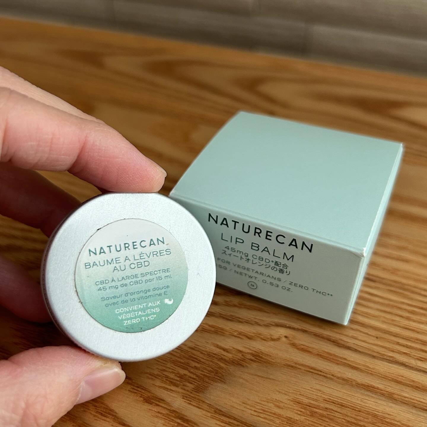 CBDリップバーム スイートオレンジ/NATURECAN/リップバームを使ったクチコミ（1枚目）