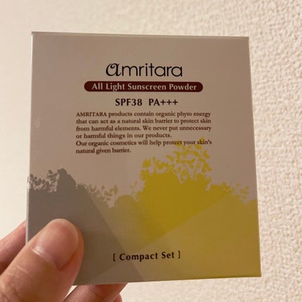 オールライト サンスクリーン パウダー SPF38 PA+++/AMRITARA/日焼け止めパウダーを使ったクチコミ(1枚目)