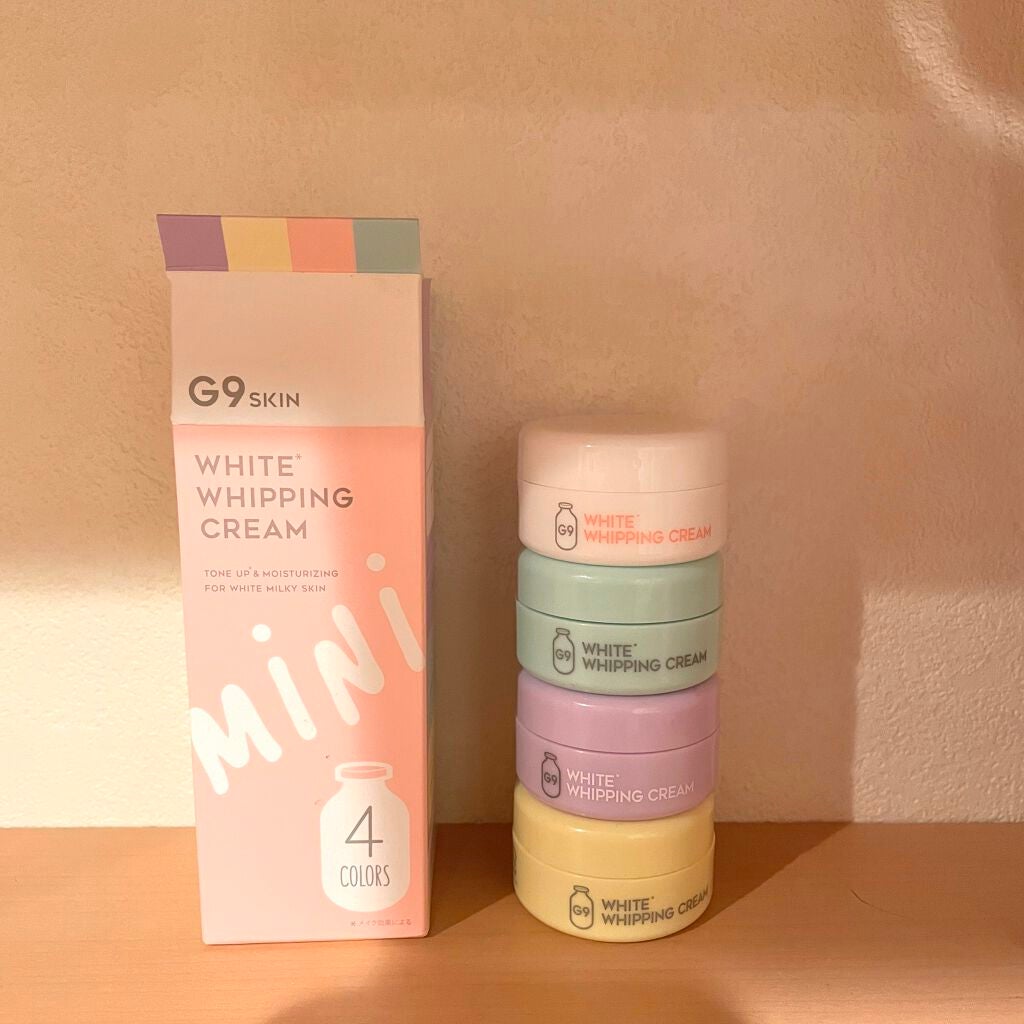 G9 white whipping cream 4色セット - フェイスクリーム