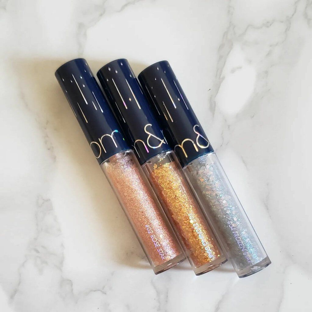 リキッド グリッター シャドウ/rom&nd/グリッターを使ったクチコミ(2枚目)