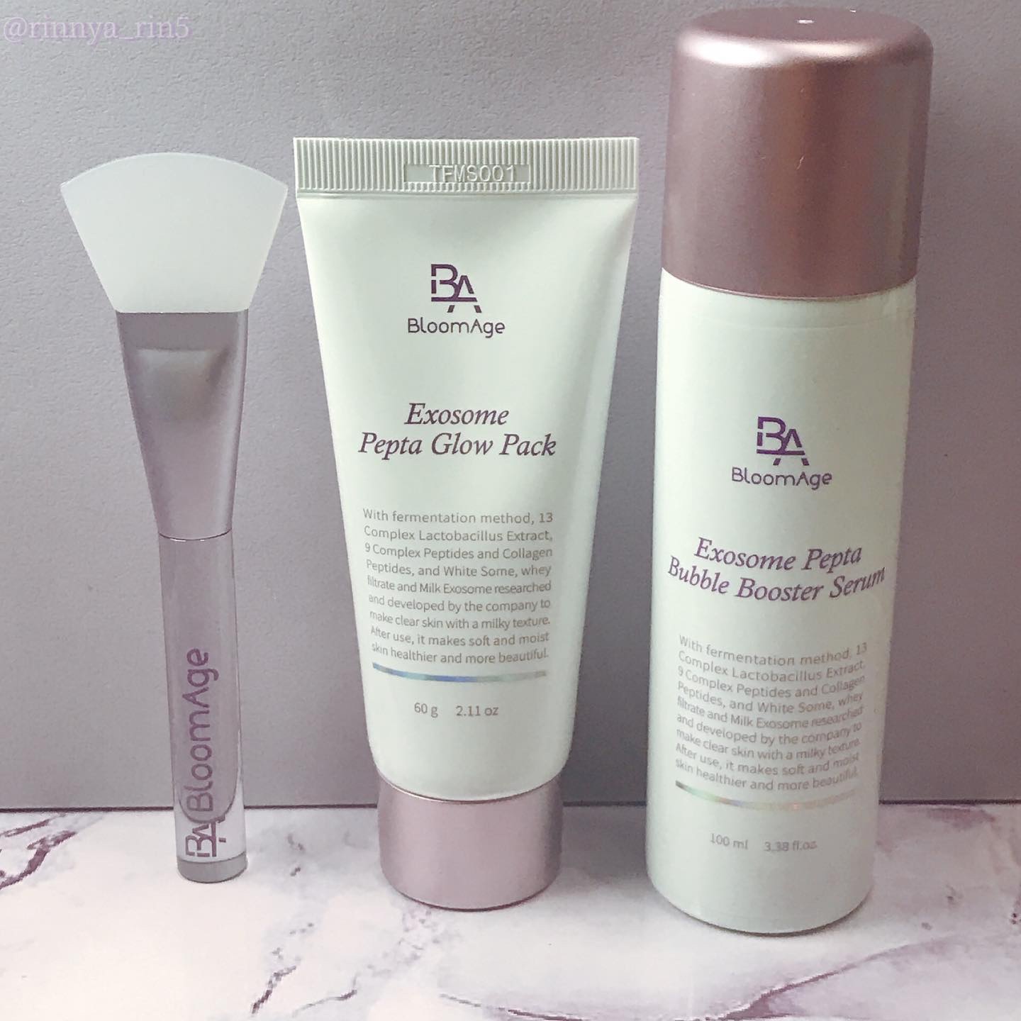 エクソソーム ペプチド バブル ブースター セラム/BloomAge/美容液を使ったクチコミ（1枚目）