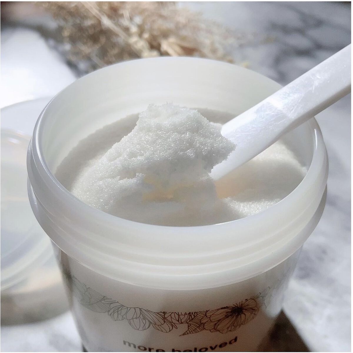 メディケイテッドスクラブ/more beloved/ボディスクラブを使ったクチコミ（2枚目）