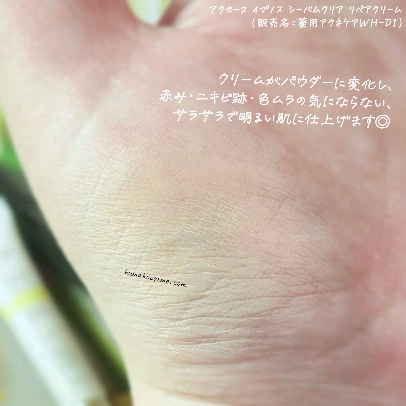 イプノス シーバムクリア リペアクリーム/ACSEINE/フェイスクリームを使ったクチコミ(4枚目)