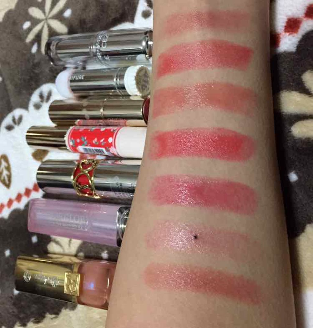 ルージュ ヴォリュプテ シャイン/YVES SAINT LAURENT BEAUTE/口紅を使ったクチコミ（2枚目）