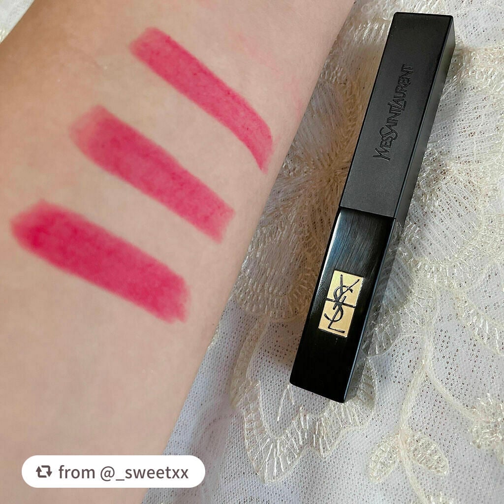 ルージュ ピュールクチュール ザ スリム ベルベットラディカル/YVES SAINT LAURENT BEAUTE/口紅を使ったクチコミ(3枚目)