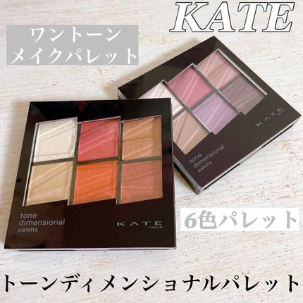 トーンディメンショナルパレット/KATE/メイクアップキットを使ったクチコミ(1枚目)