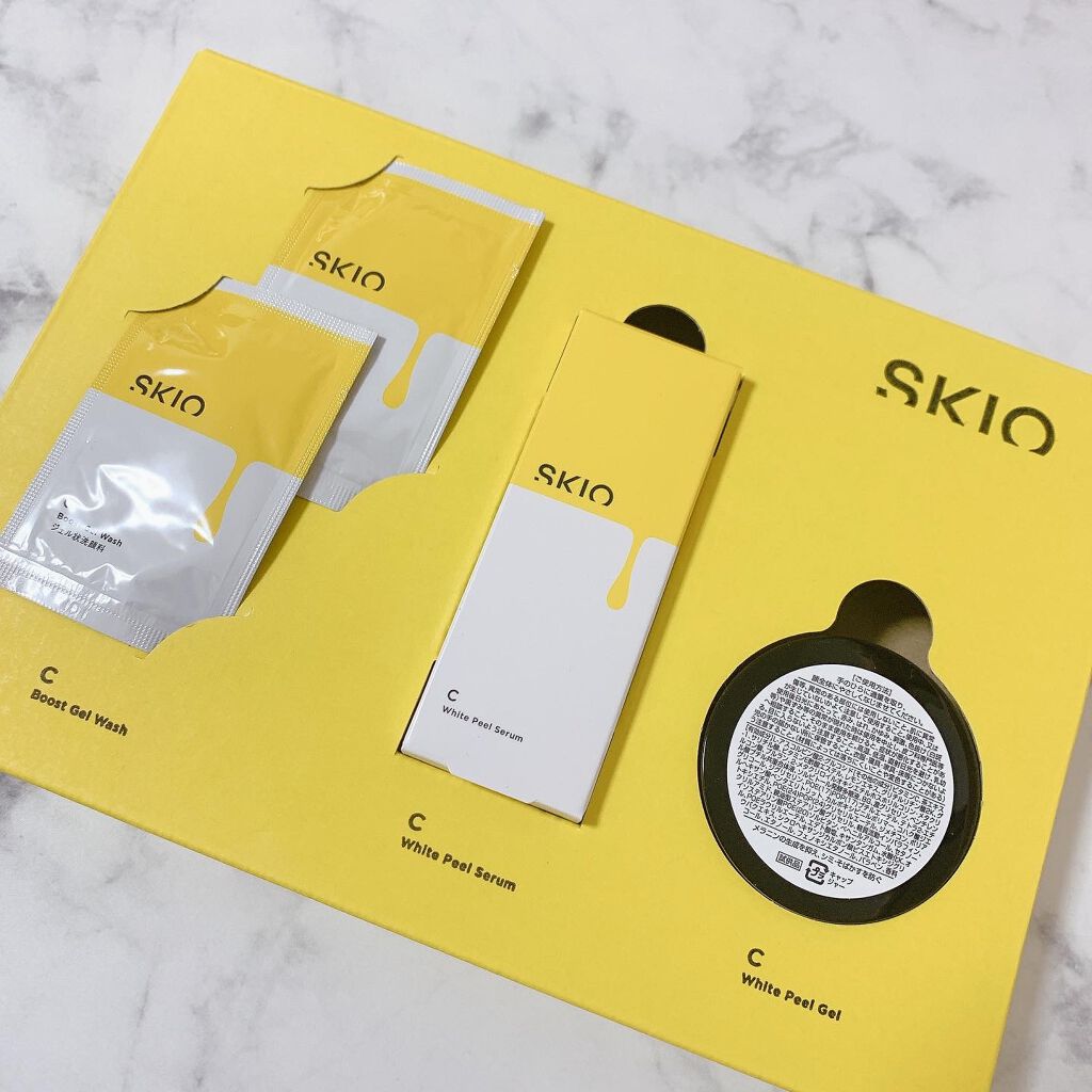 VC ホワイトピールゲル/SKIO/美容液を使ったクチコミ（2枚目）