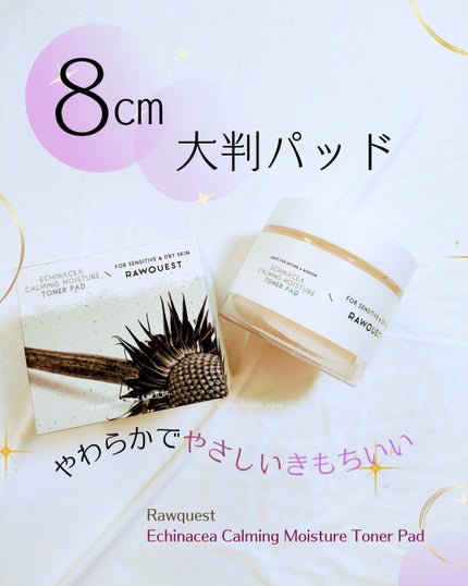 エキネシア カーミングモイスチャートナーパッド/RAWQUEST/トナーパッドを使ったクチコミ(1枚目)
