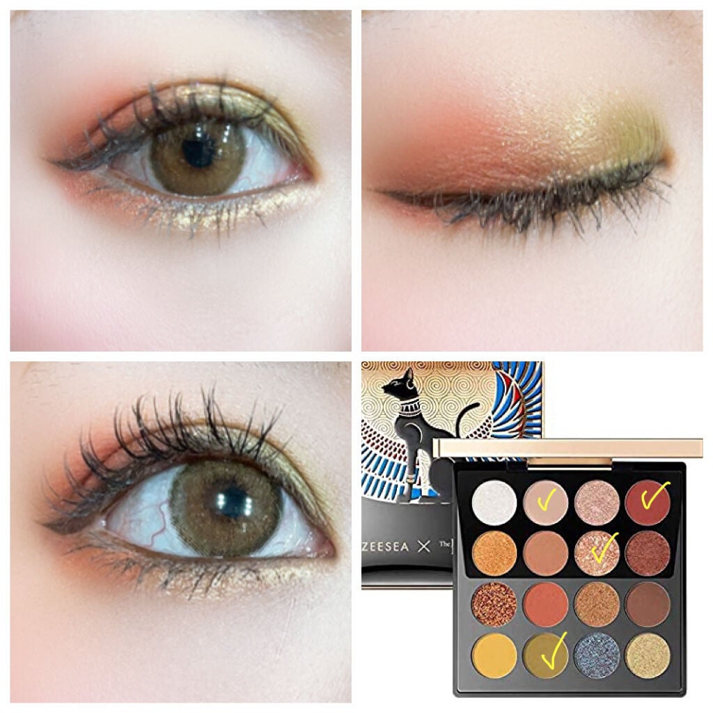 大英博物館 エジプトシリーズ アイシャドウパレット/ZEESEA/アイシャドウパレットを使ったクチコミ(2枚目)