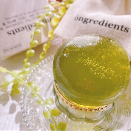 Jeju Green Tea Cleansing Ball/Ongredients/洗顔石鹸を使ったクチコミ(3枚目)