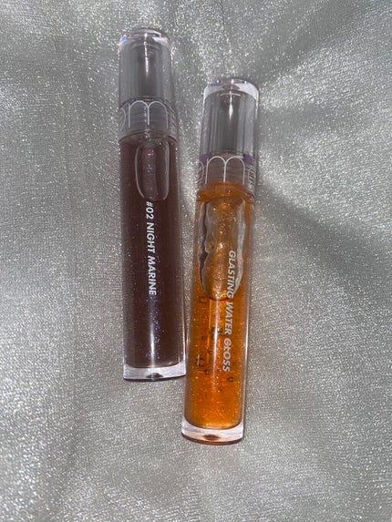 グラスティングウォーターグロス/rom&nd/リップグロスを使ったクチコミ(5枚目)