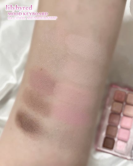 ムードキーボード/lilybyred/アイシャドウパレットを使ったクチコミ(4枚目)