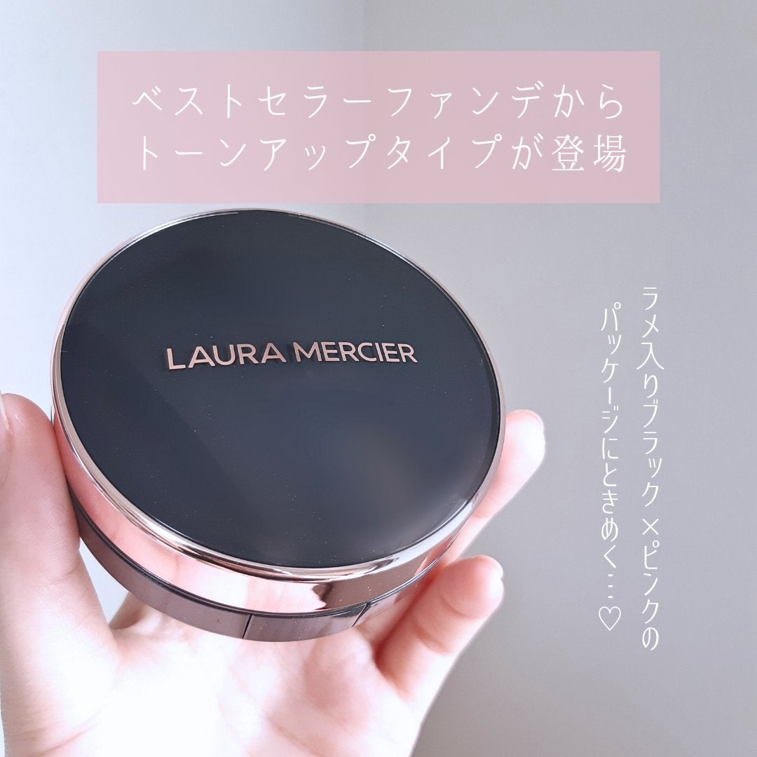 フローレス ルミエール ラディアンス パーフェクティング トーンアップ クッション/ローラ メルシエ/クッションファンデーションを使ったクチコミ(2枚目)