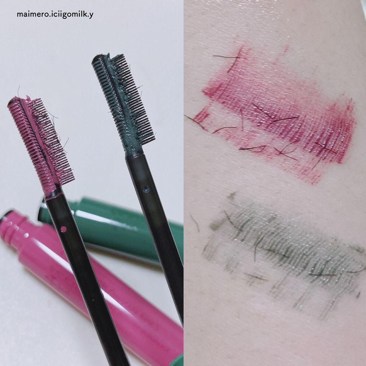 いちごみるく🐰🍼 on LIPS 「🍓エテュセアイエディション(マスカラベース)LE03ミスティラ..」(3枚目)