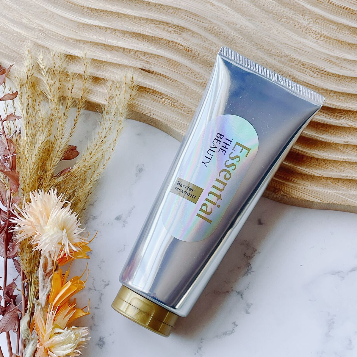 髪のキメ美容バリアトリートメント/エッセンシャル/洗い流すヘアトリートメントを使ったクチコミ(1枚目)