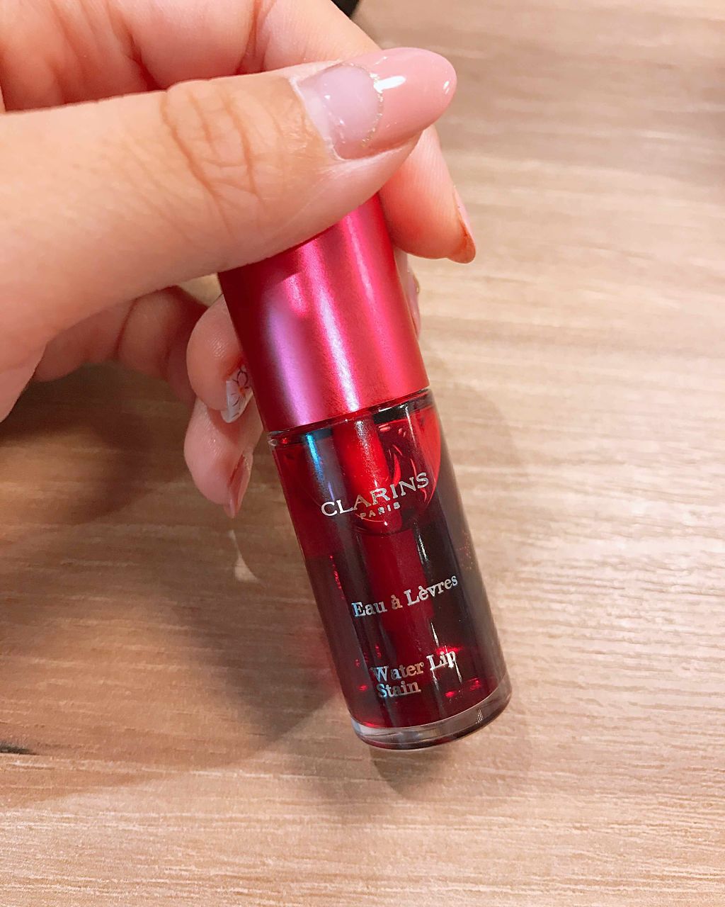 ウォーターリップ ステイン/CLARINS/リップグロスを使ったクチコミ（1枚目）