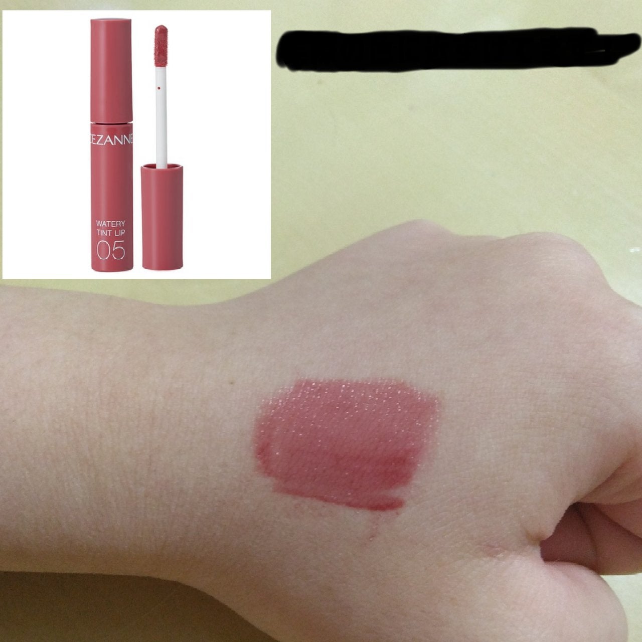 ウォータリーティントリップ/CEZANNE/リップティントを使ったクチコミ(1枚目)