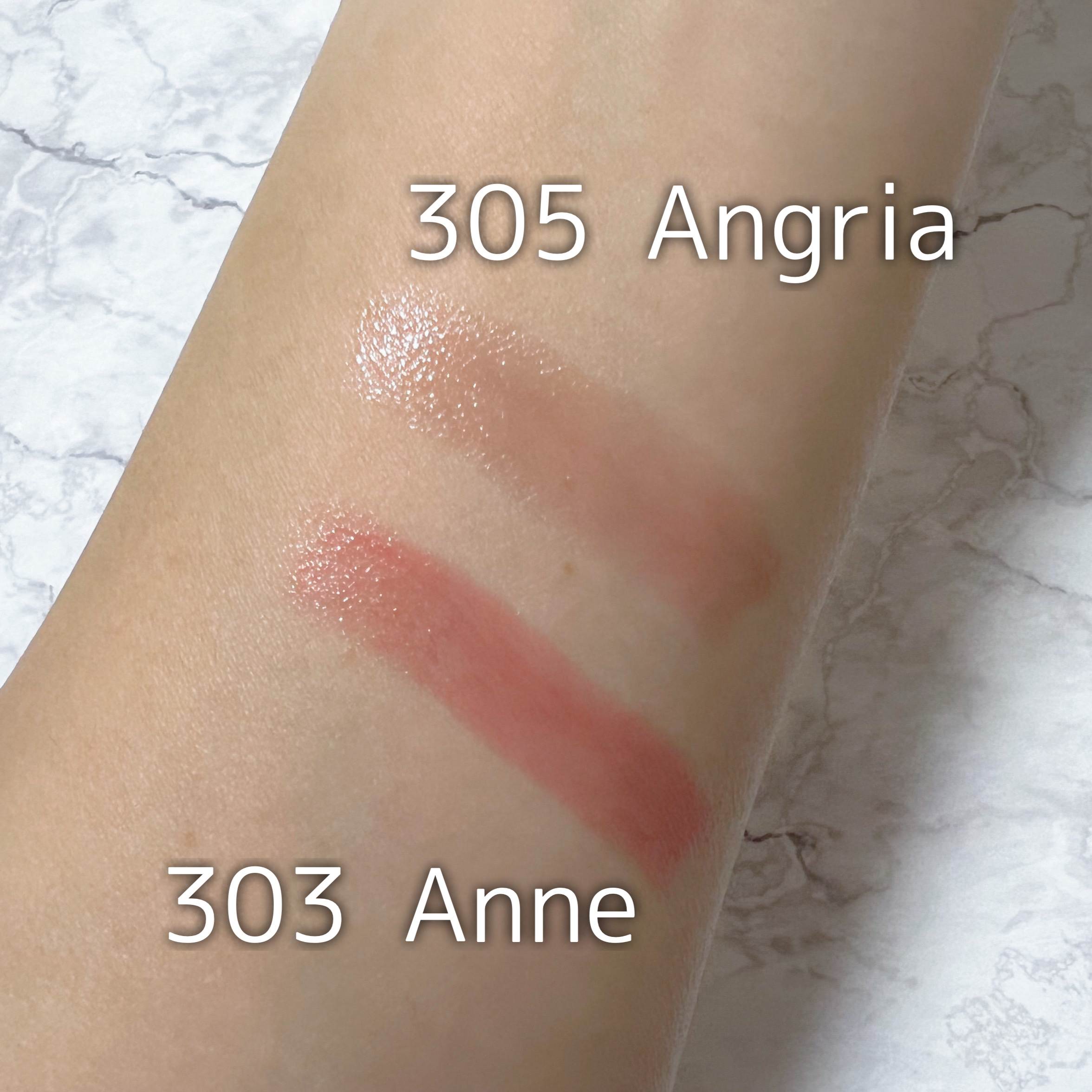 メルティンググロウリップバーム 305 アングリア/Dinto/リップバームを使ったクチコミ（3枚目）