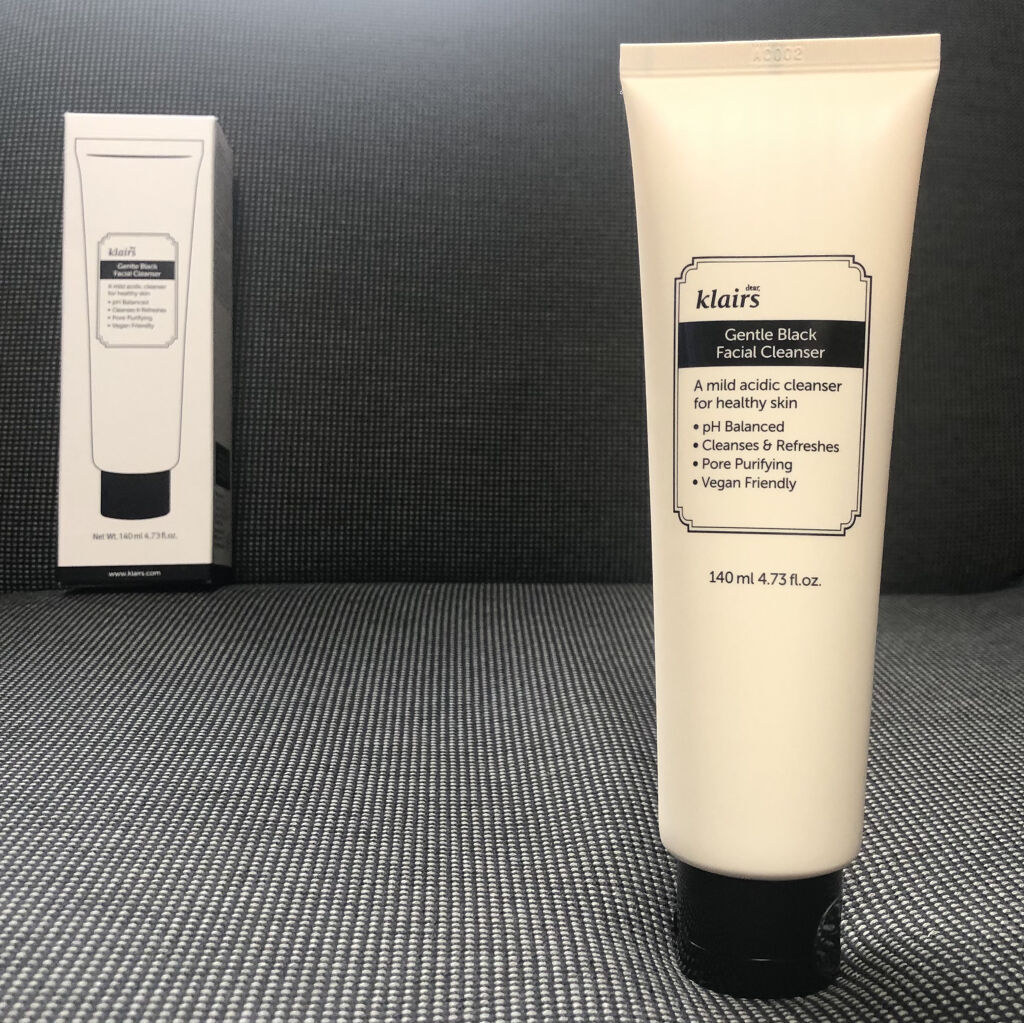 ジェントルブラックフェイシャルクレンザー(140ml)/Klairs/洗顔フォームを使ったクチコミ（1枚目）