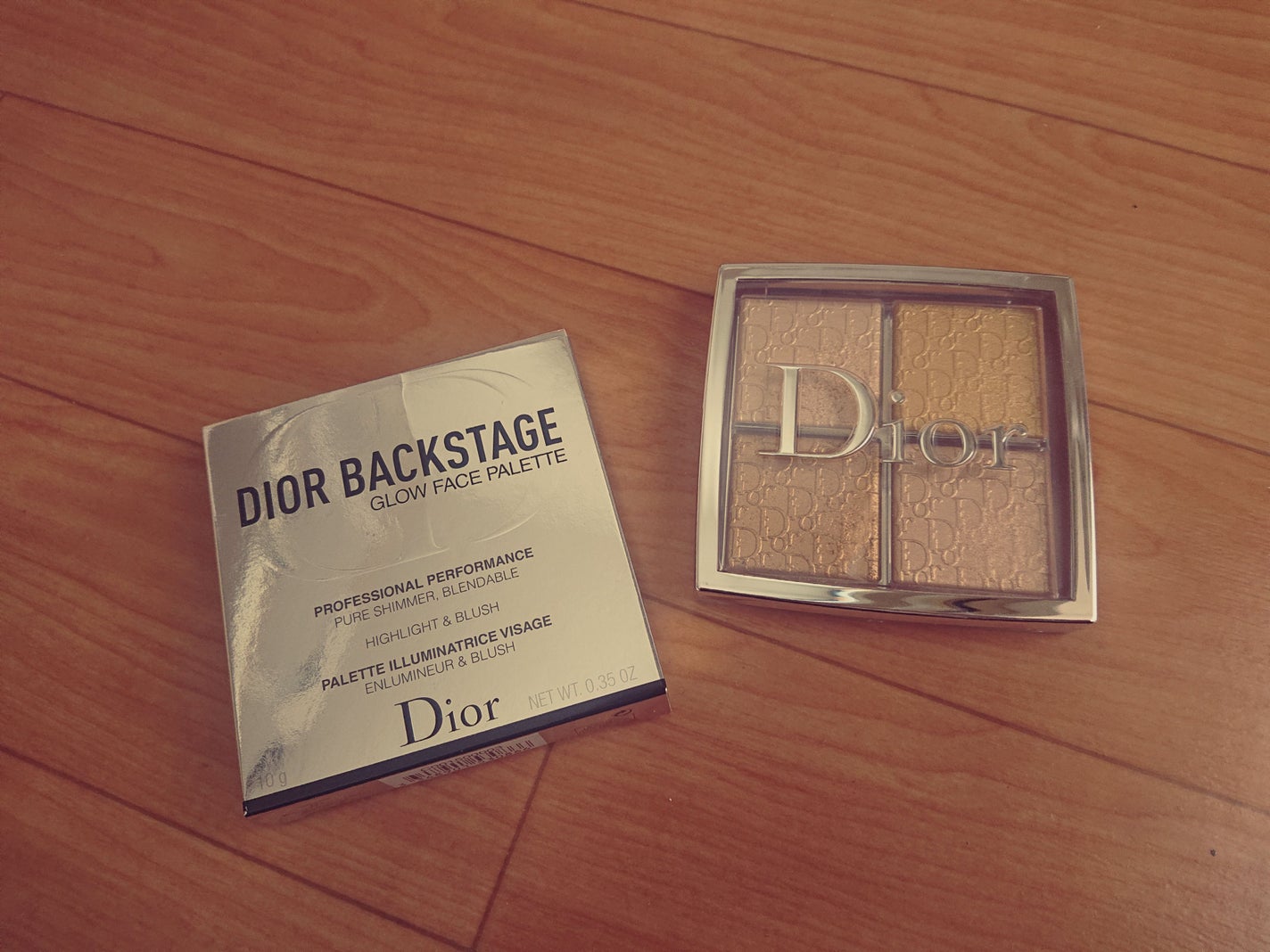 ディオール バックステージ フェイス グロウ パレット/Dior/ハイライトを使ったクチコミ(1枚目)