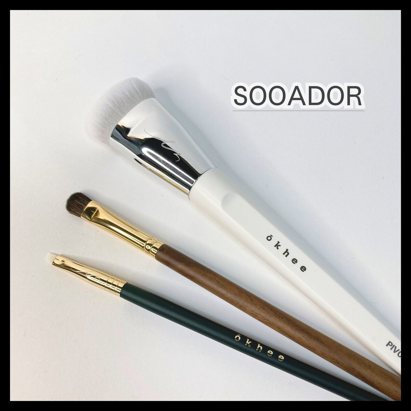 okhee 白玉ファンデーションブラシ/SOOA DOR/メイクブラシを使ったクチコミ(1枚目)