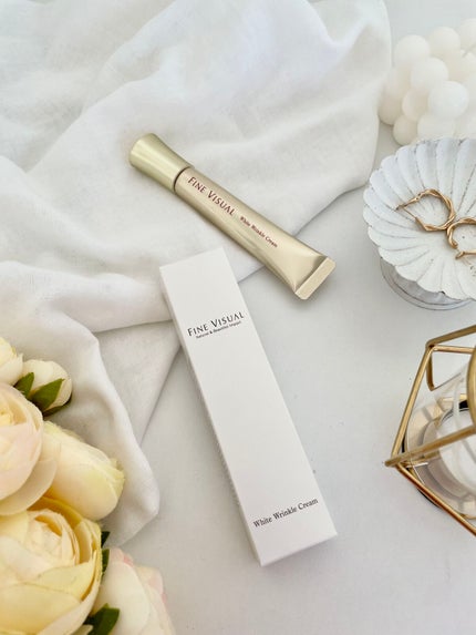 ファインビジュアル ホワイトリンクルクリーム /フェヴリナ/フェイスクリームを使ったクチコミ(4枚目)