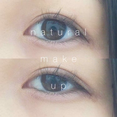 🐬natural make up🐬
キラキラすぎるアイシャドウ、マスカラ、カラコンは使用してません🙅‍♀️あくまでナチュラルな目元を心がけたメイクをしてみました！休日の日のメイクとかに向いてるかもしれま