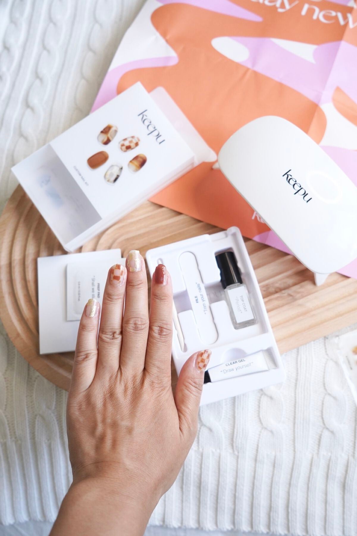 セルフカスタム ネイルシール/KEEPU/ネイルシールを使ったクチコミ(1枚目)