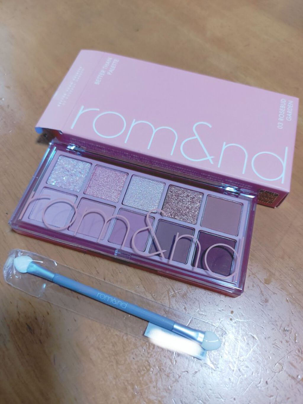 ベターザンパレット/rom&nd/アイシャドウパレットを使ったクチコミ（1枚目）