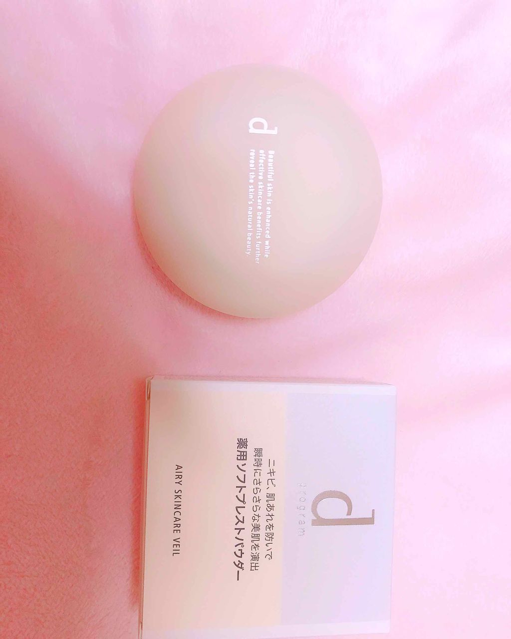 薬用 エアリースキンケアヴェール/d プログラム/プレストパウダーを使ったクチコミ（1枚目）