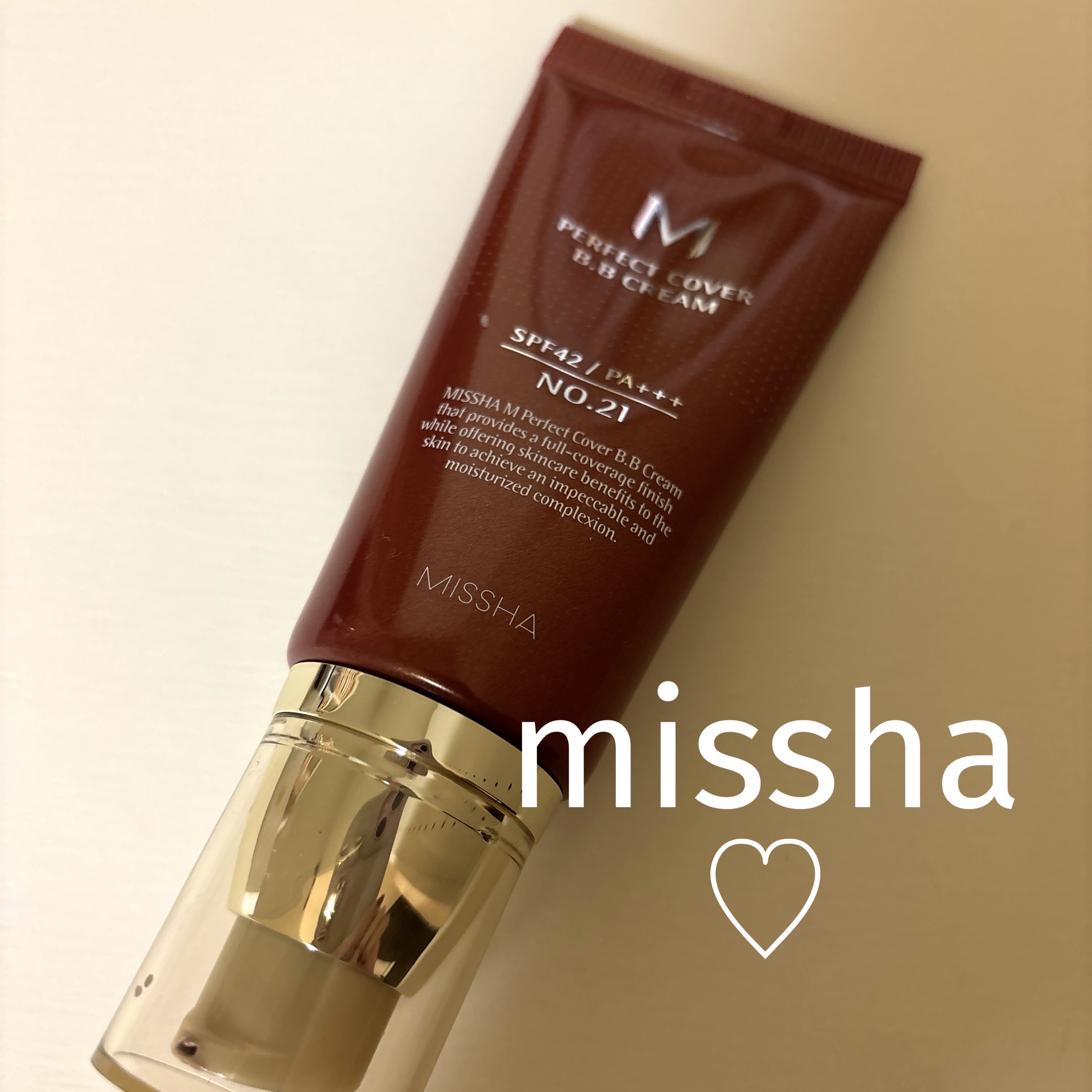 BBクリーム UV SPF40 PA+++ No.21/MISSHA/BBクリームを使ったクチコミ（1枚目）