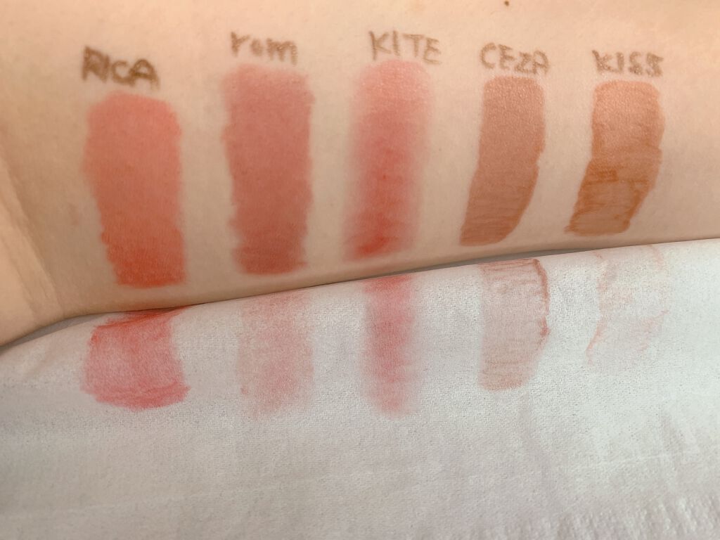 ジューシーラスティングティント/rom&nd/リップティントを使ったクチコミ(3枚目)