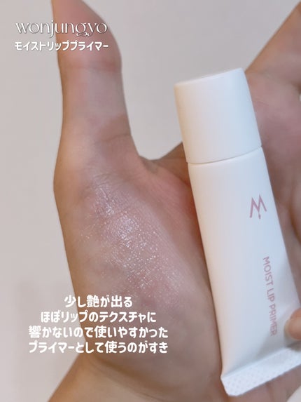 ウォンジョンヨ モイストリッププライマー /Wonjungyo/リップオイルを使ったクチコミ(3枚目)