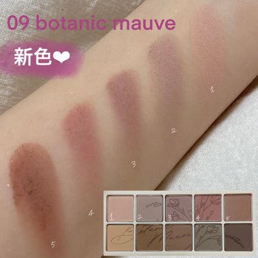 プロ アイ パレット 09 BOTANIC MAUVE(AD)/CLIO/パウダーアイシャドウを使ったクチコミ（2枚目）