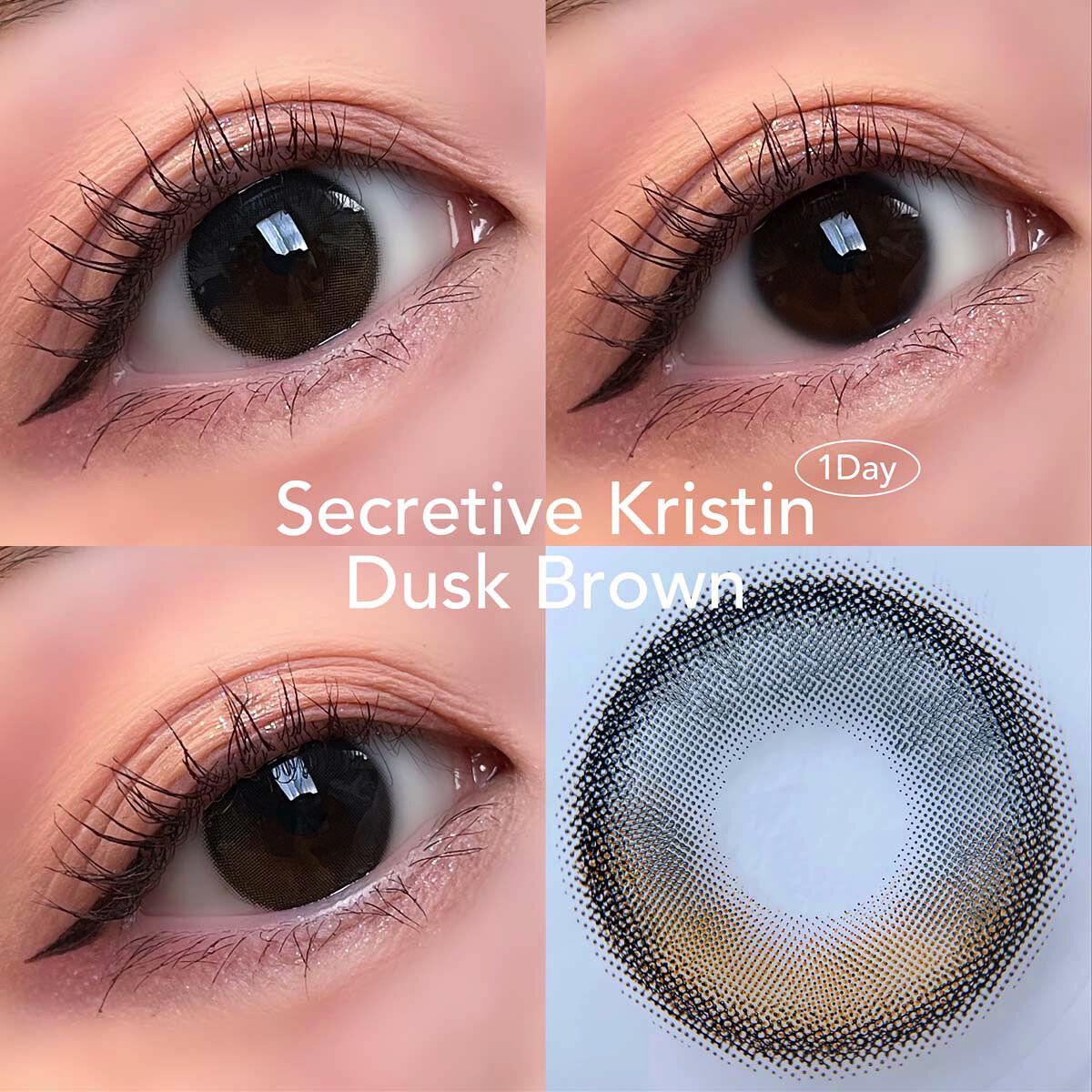Secretive Kristen 1day/Hapa kristin/ワンデー（１DAY）カラコンを使ったクチコミ（3枚目）