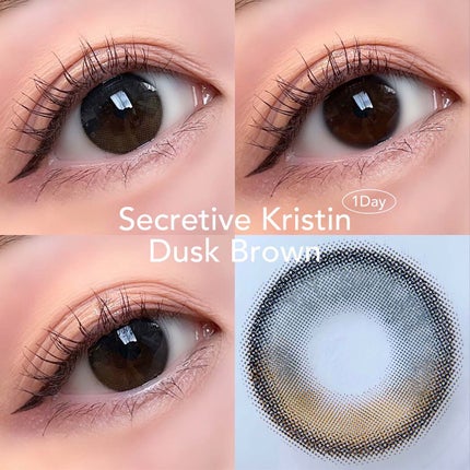 Secretive Kristen 1day/Hapa kristin/ワンデー(1DAY)カラコンを使ったクチコミ(3枚目)