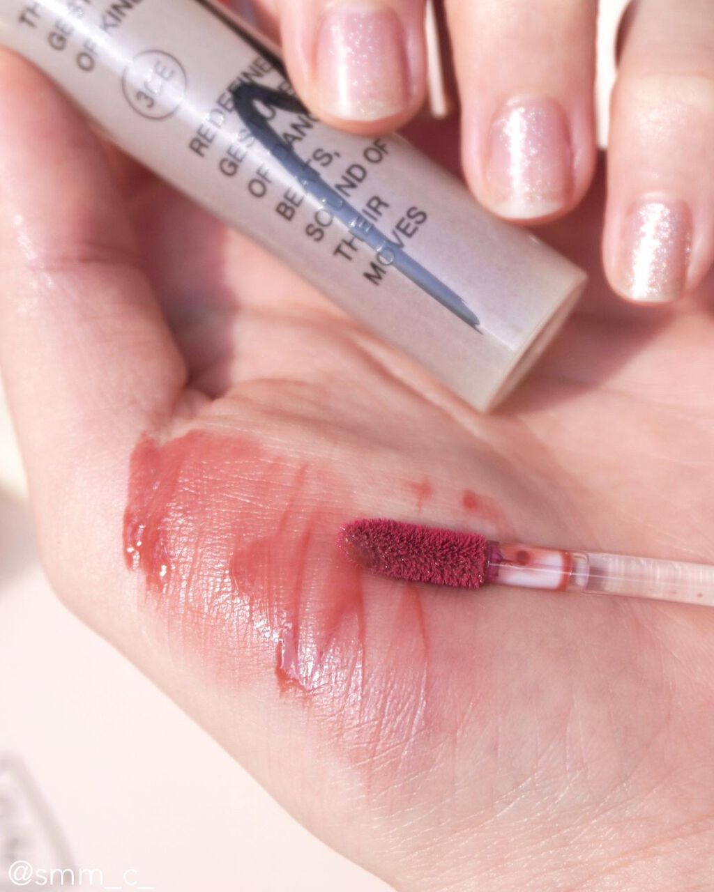 [MY MOVES]BLUR WATER TINT/3CE/口紅を使ったクチコミ（3枚目）