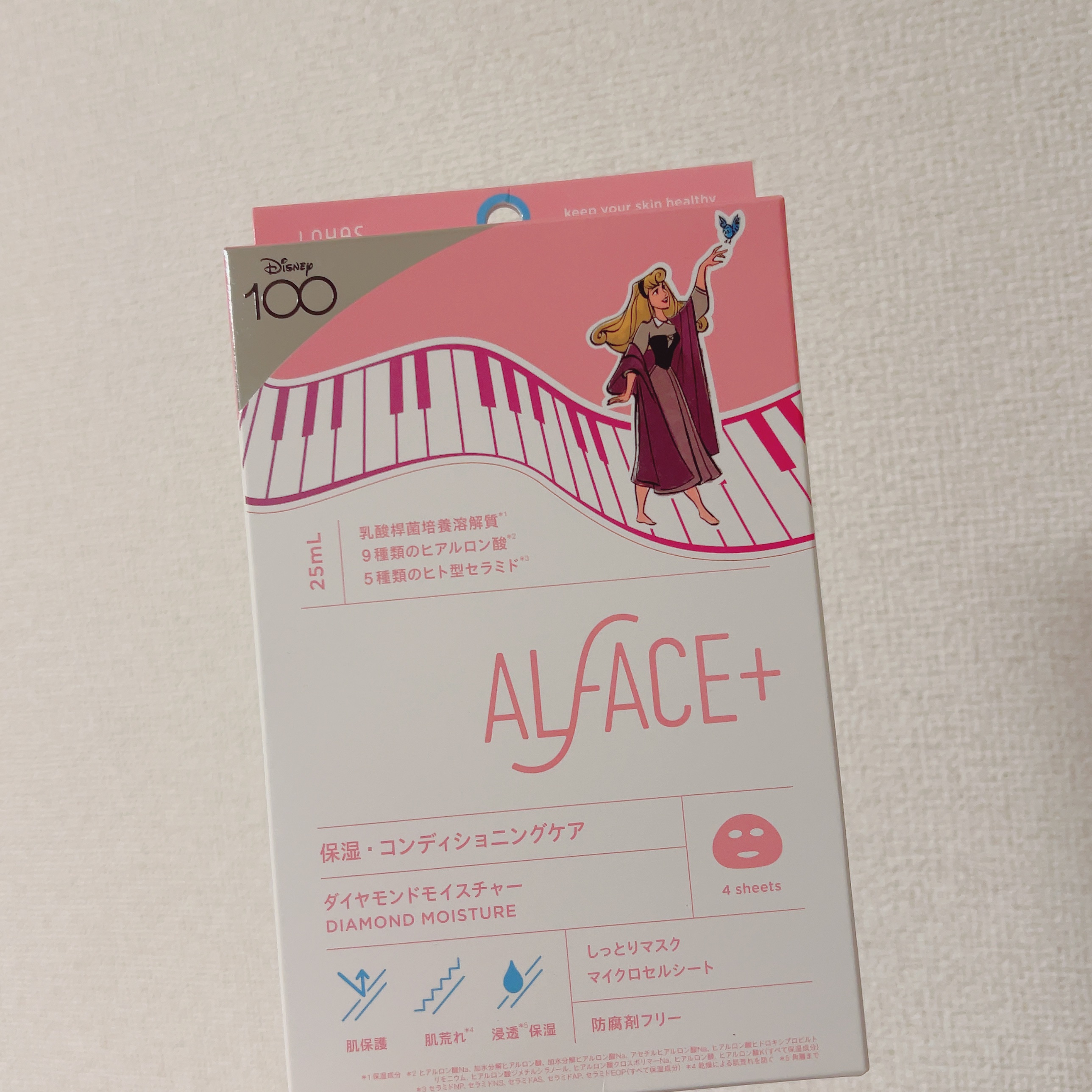 ALFACE+ ダイヤモンドモイスチャーのクチコミ「オルフェス ダイヤモンドモイスチャー  保湿・コンディショニングケア

シートには液がたっぷり.....」（1枚目）
