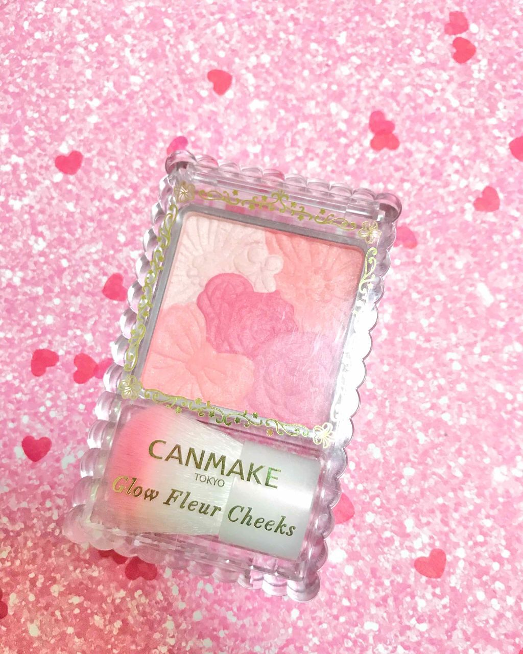 グロウフルールチークス/キャンメイク/パウダーチークを使ったクチコミ(1枚目)