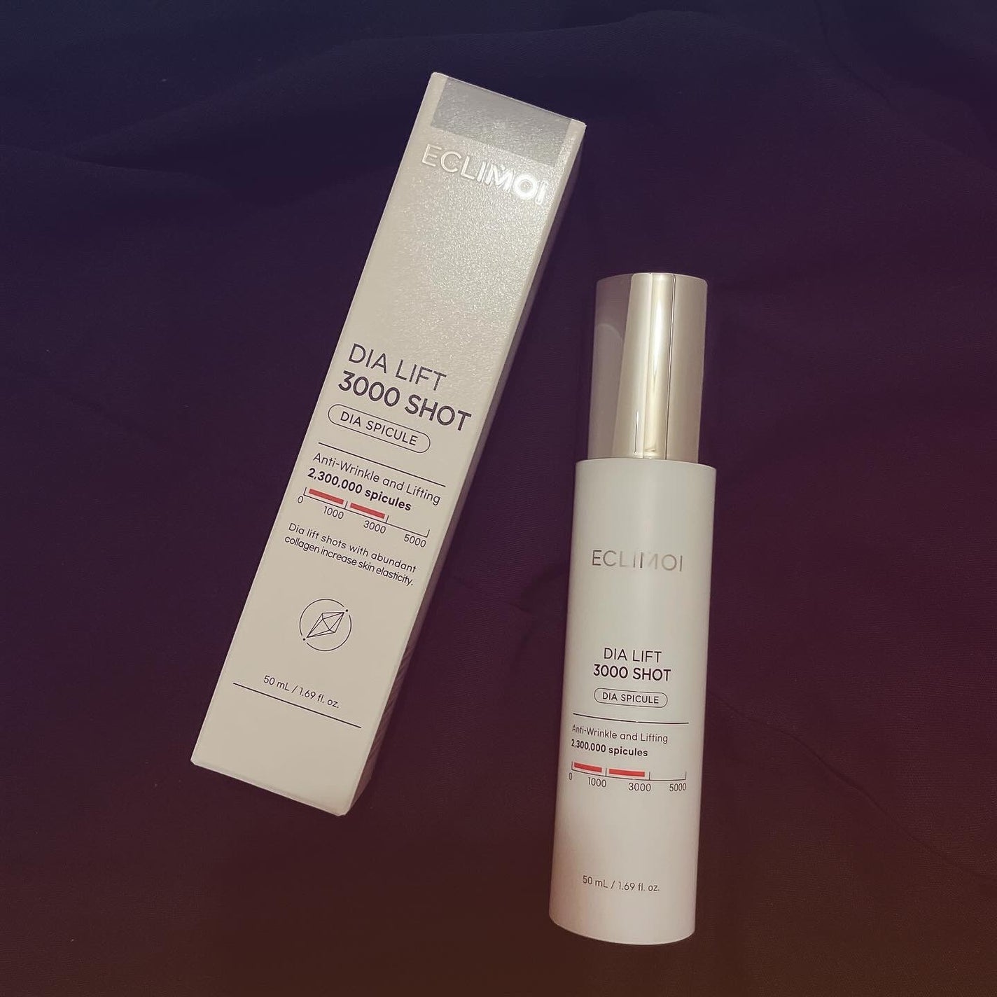 ダイヤリフト3000ショット/ECLIMOI/フェイスクリームを使ったクチコミ(2枚目)