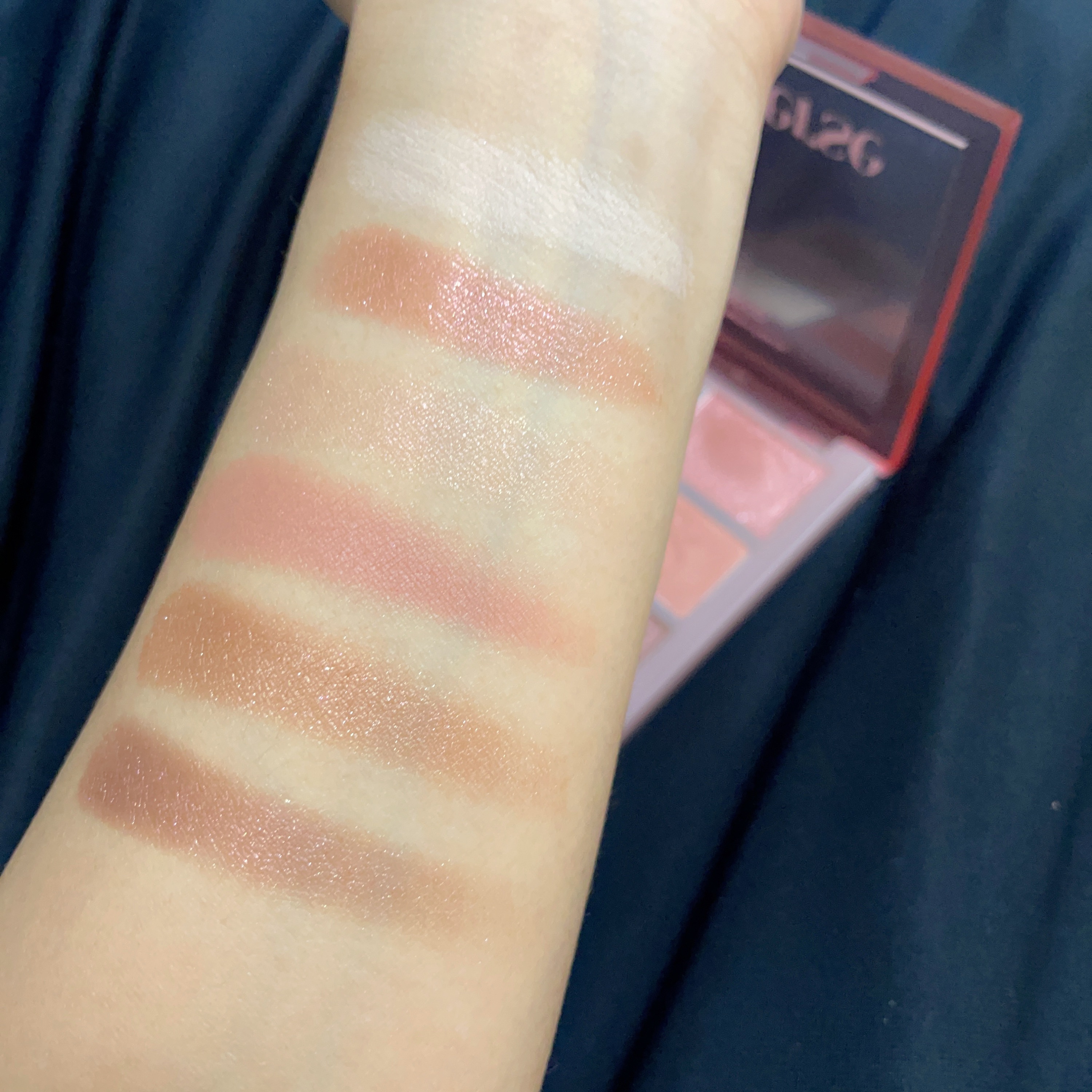 ザ スキン アイシャドウ パレット/perse/アイシャドウパレットを使ったクチコミ（3枚目）