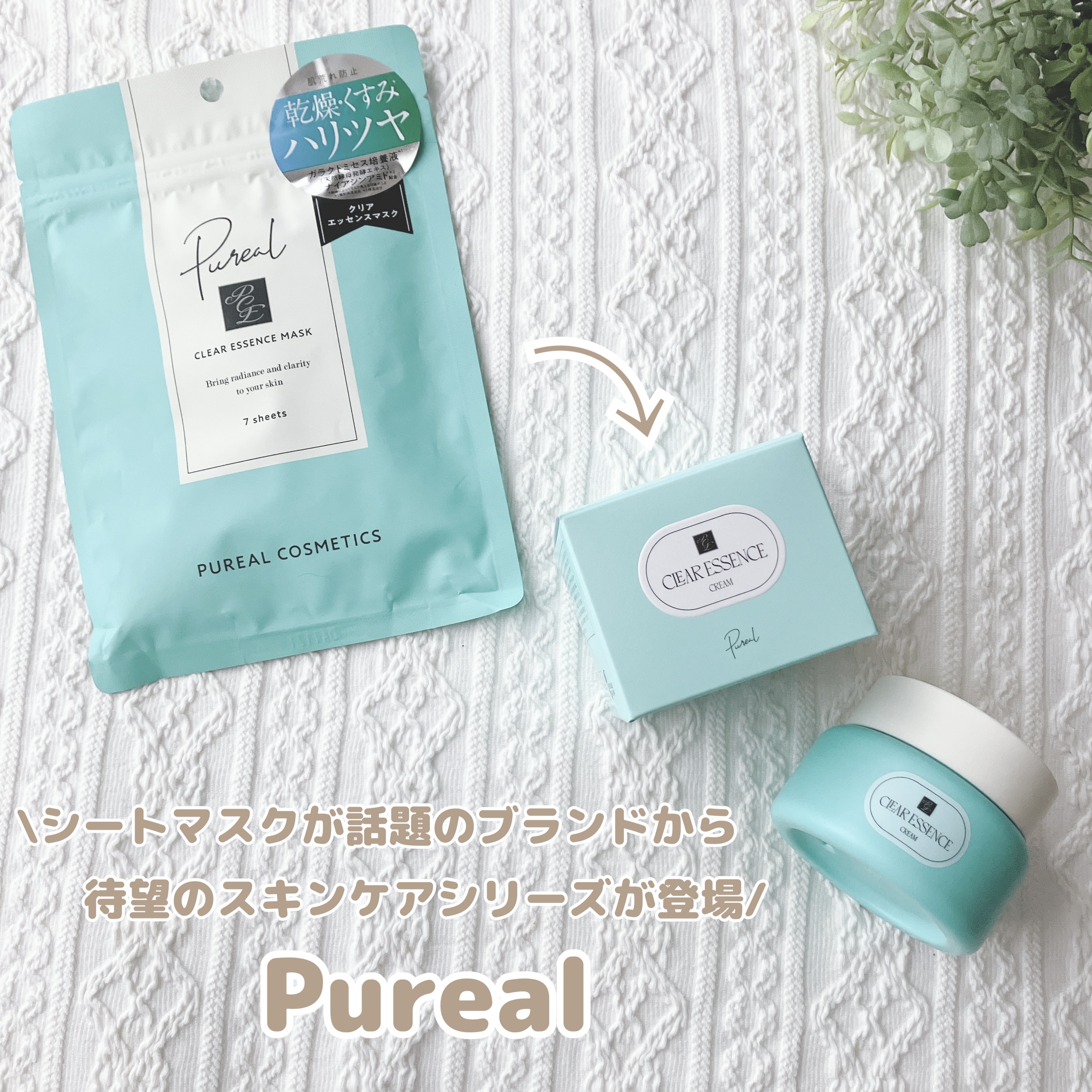 クリアエッセンス クリーム/ピュレア/フェイスクリームを使ったクチコミ（1枚目）