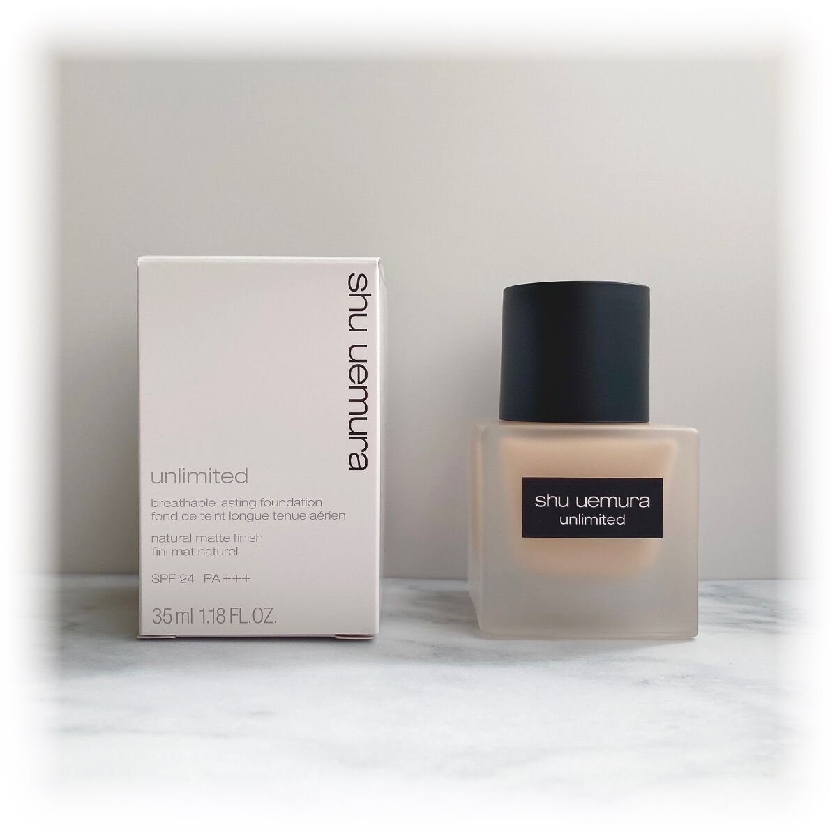 （旧）アンリミテッド ラスティング フルイド/shu uemura/リキッドファンデーションを使ったクチコミ（1枚目）