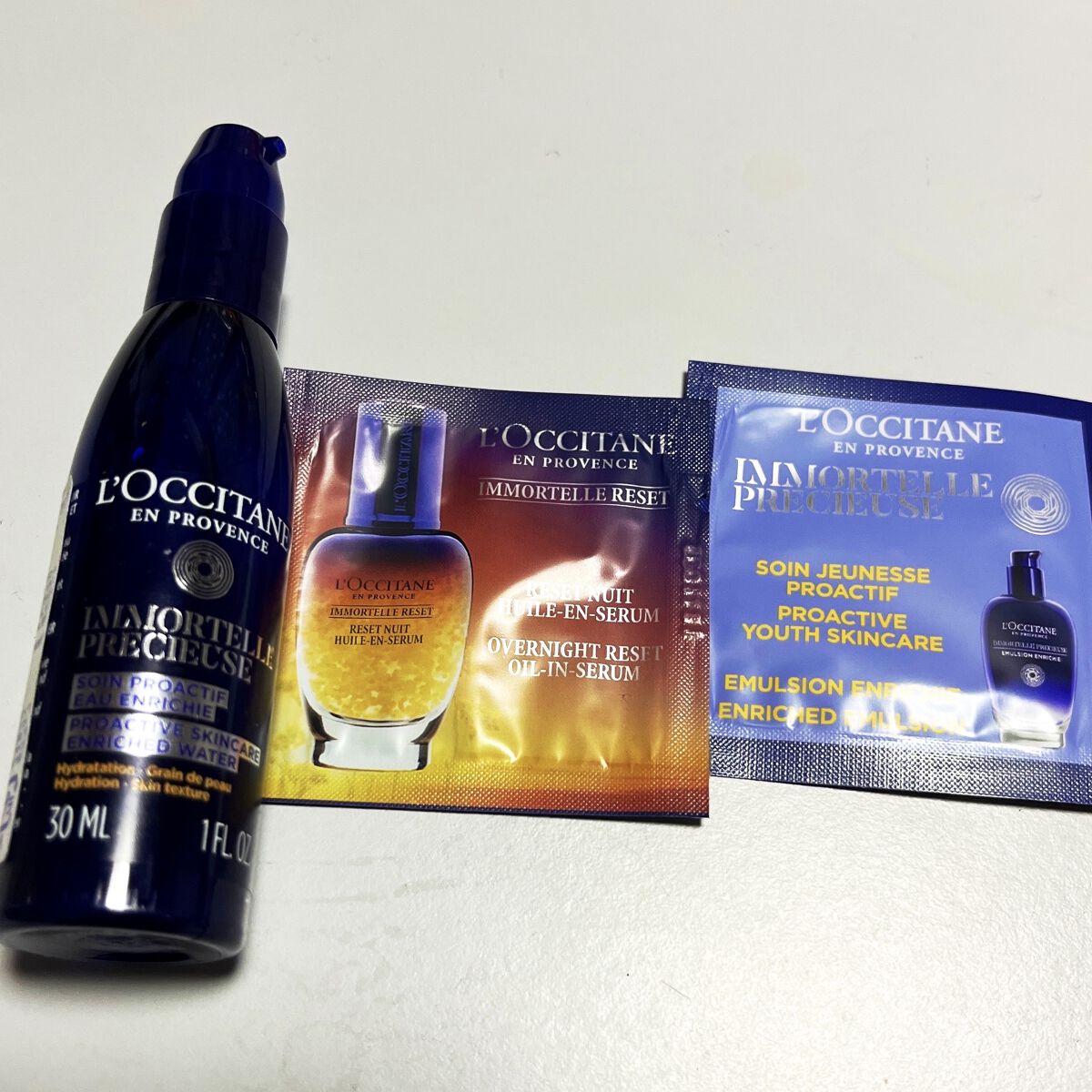 イモーテル プレシューズ エンリッチフェイスウォーター/L'OCCITANE/化粧水を使ったクチコミ（1枚目）