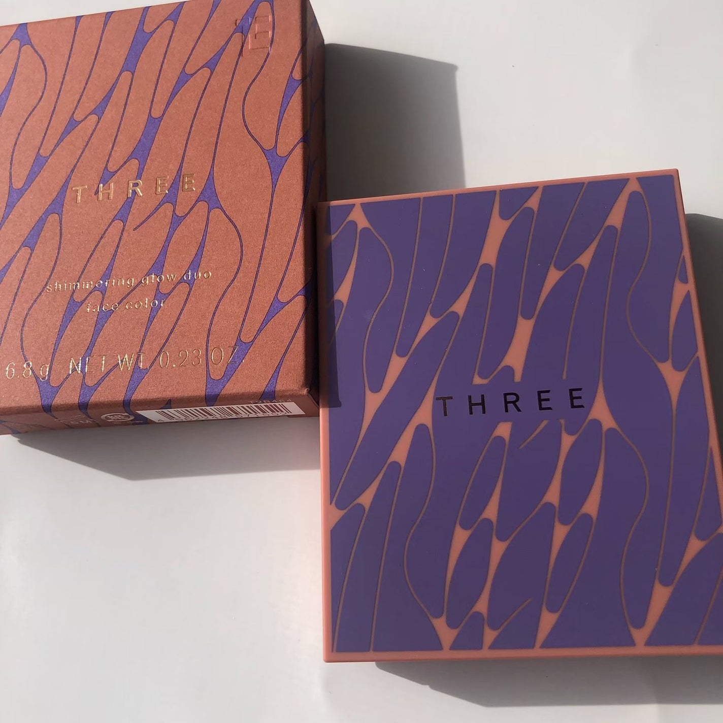 THREE シマリング グロー デュオ/THREE/クリームハイライトを使ったクチコミ(4枚目)