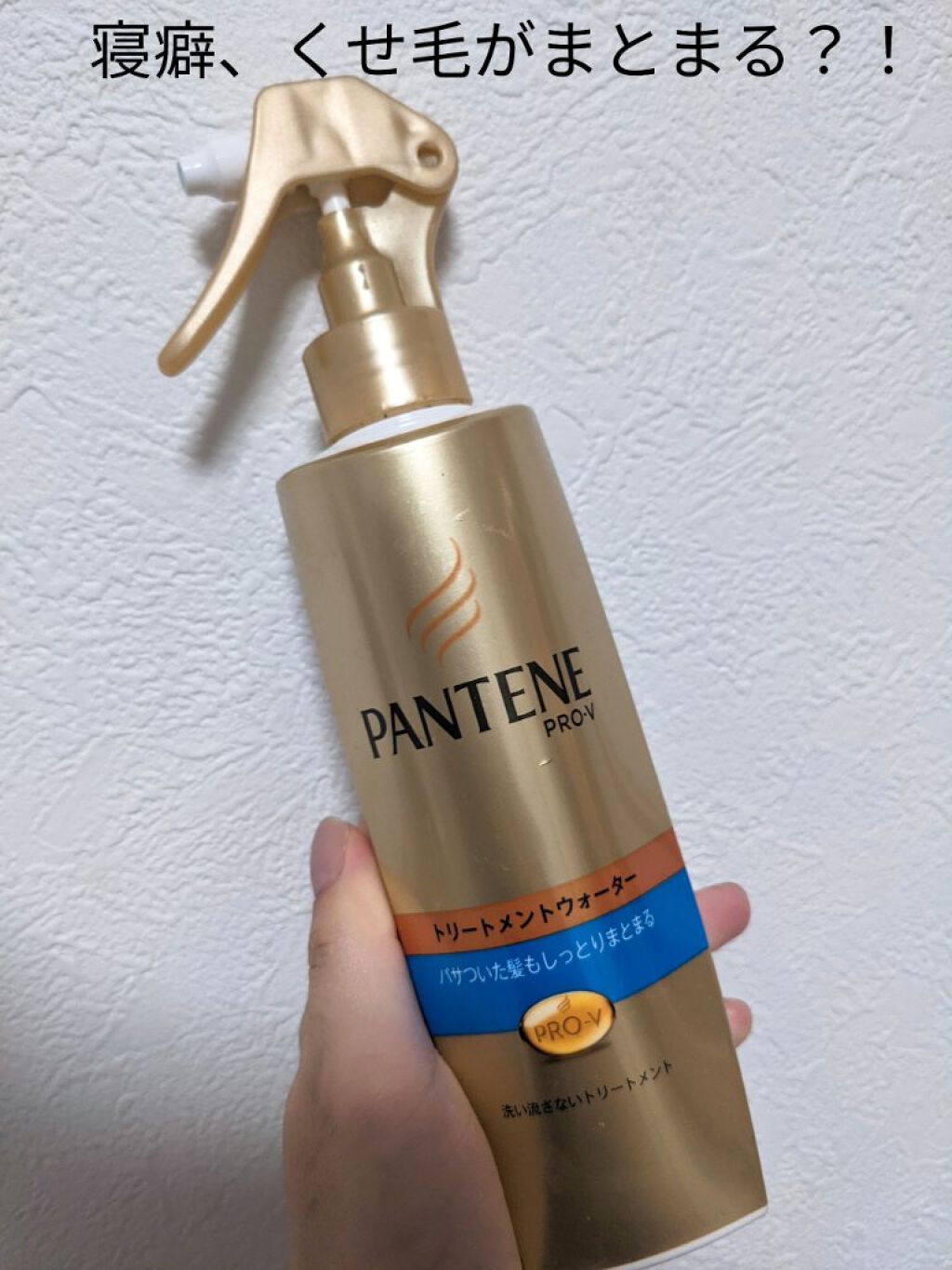 モイストスムースケア トリートメントウォーター パサついてまとまらない髪用/パンテーン/プレスタイリング・寝ぐせ直しを使ったクチコミ（1枚目）