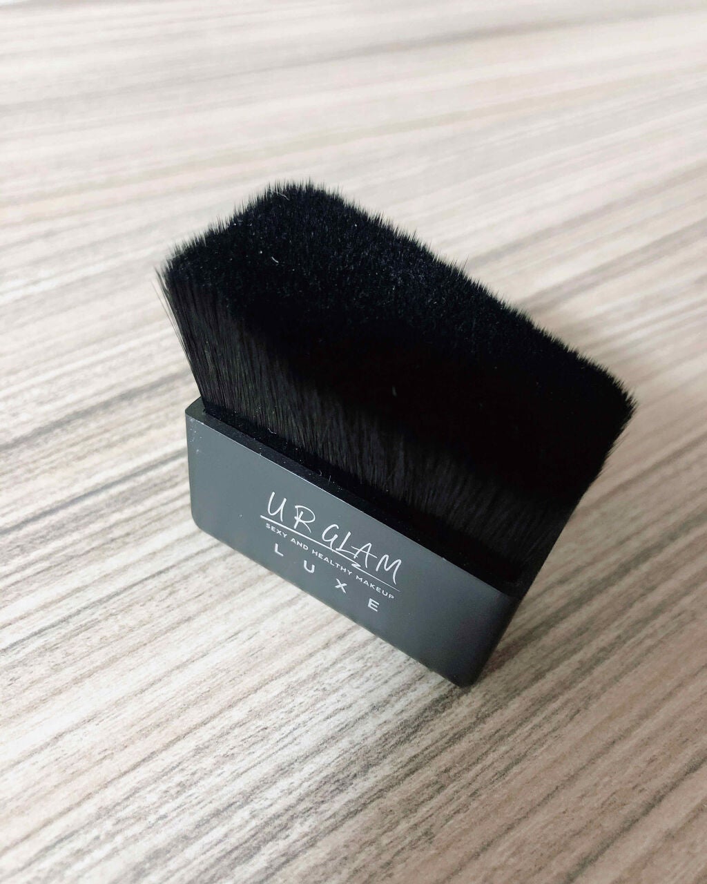 UR GLAM LUXE フラットブラシ/U R GLAM/メイクブラシを使ったクチコミ(2枚目)