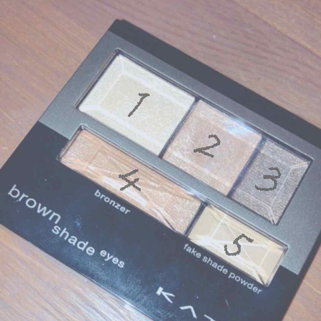 ブラウンシェードアイズN/KATE/アイシャドウパレットを使ったクチコミ（1枚目）