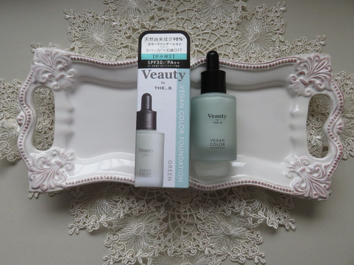 ヴィーガン カラーファンデーション/Veauty by THE_B/リキッドファンデーションを使ったクチコミ（1枚目）