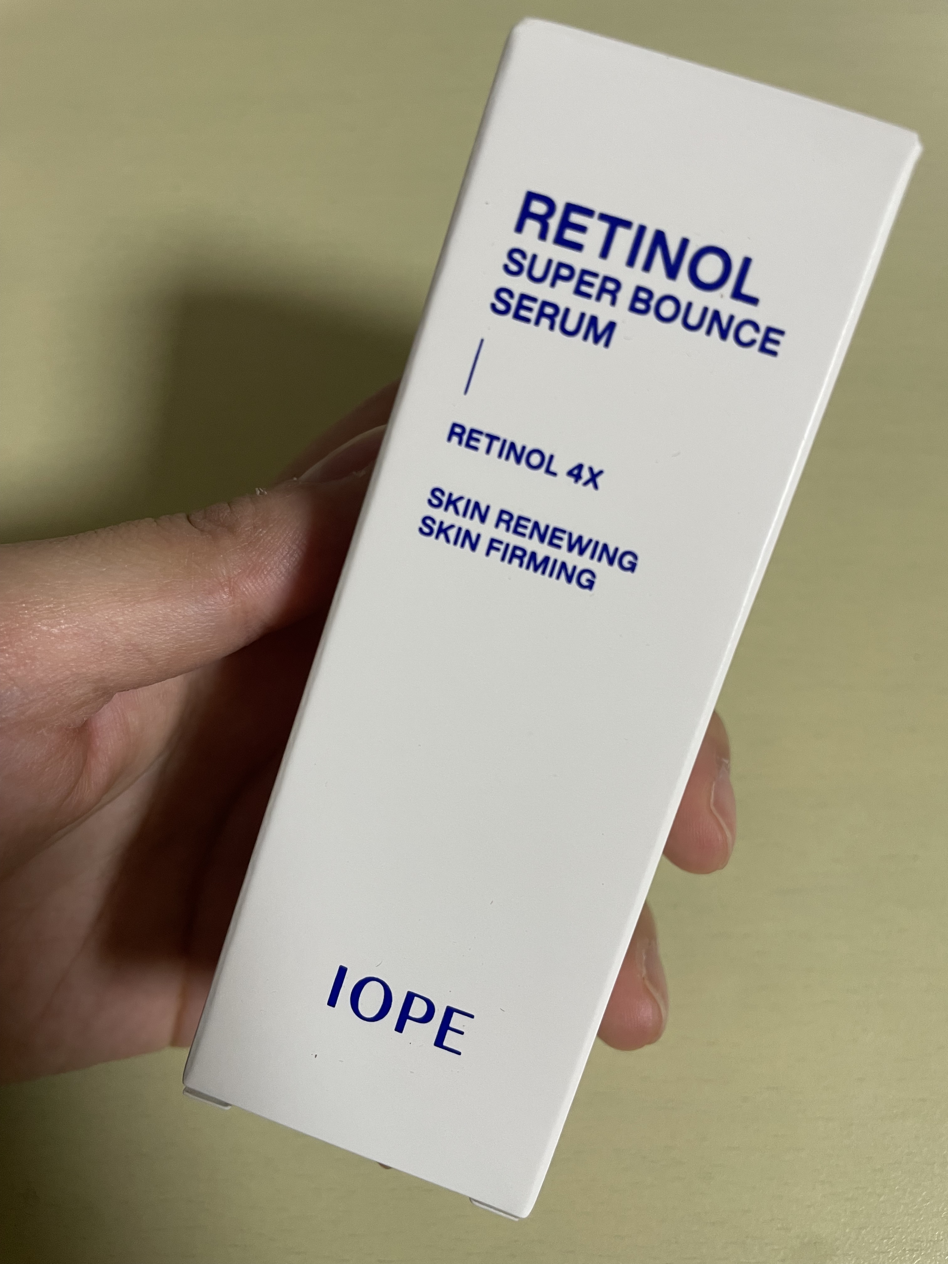 レチノール スーパーバウンス セラム/IOPE/美容液を使ったクチコミ（1枚目）